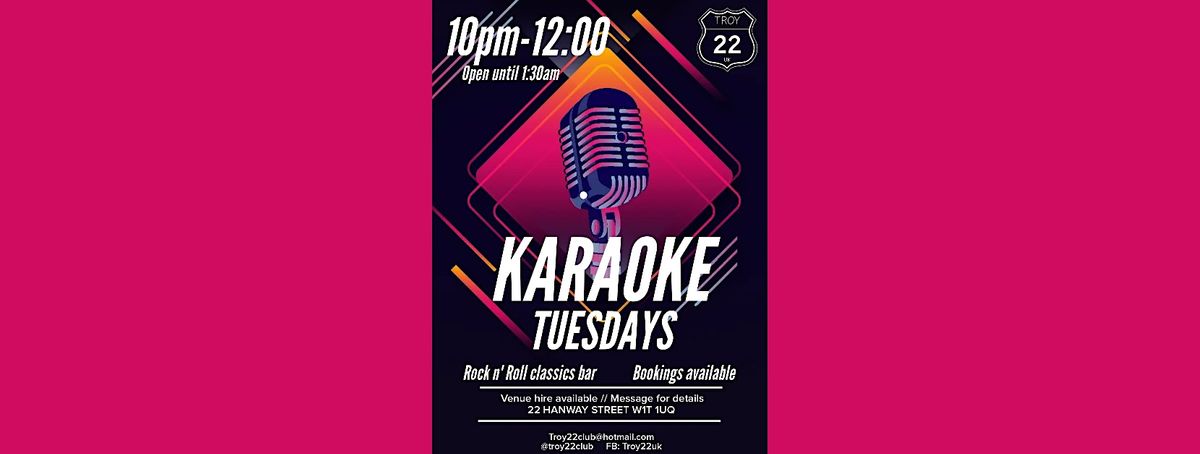 Karaoke: Tuesday Singalong Sessions