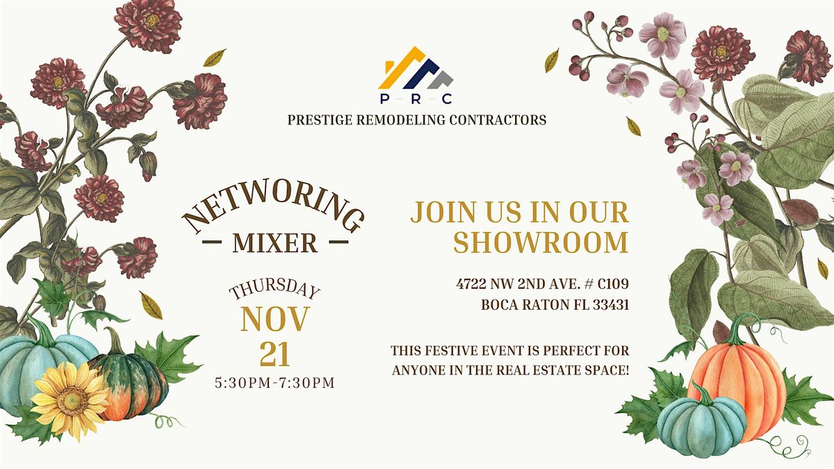 Networking Mixer: Open Bar & Bites