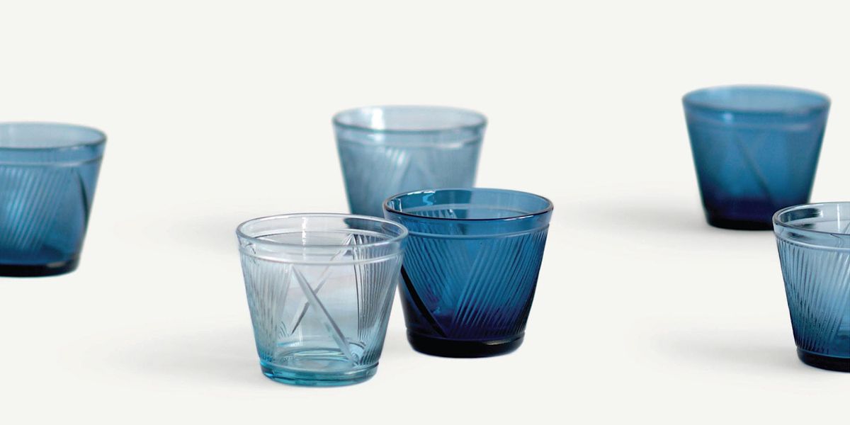 Relife An Exhibition of Reclaimed Blue Glassware by Factory Zoomer