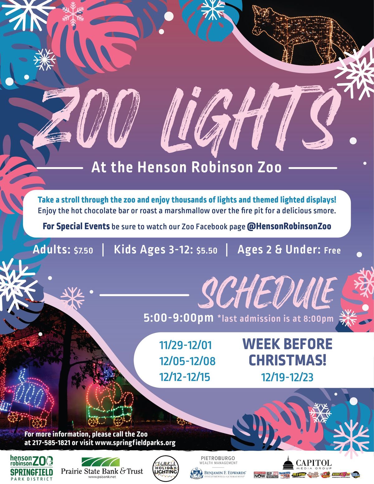 Holiday Zoo Lights!