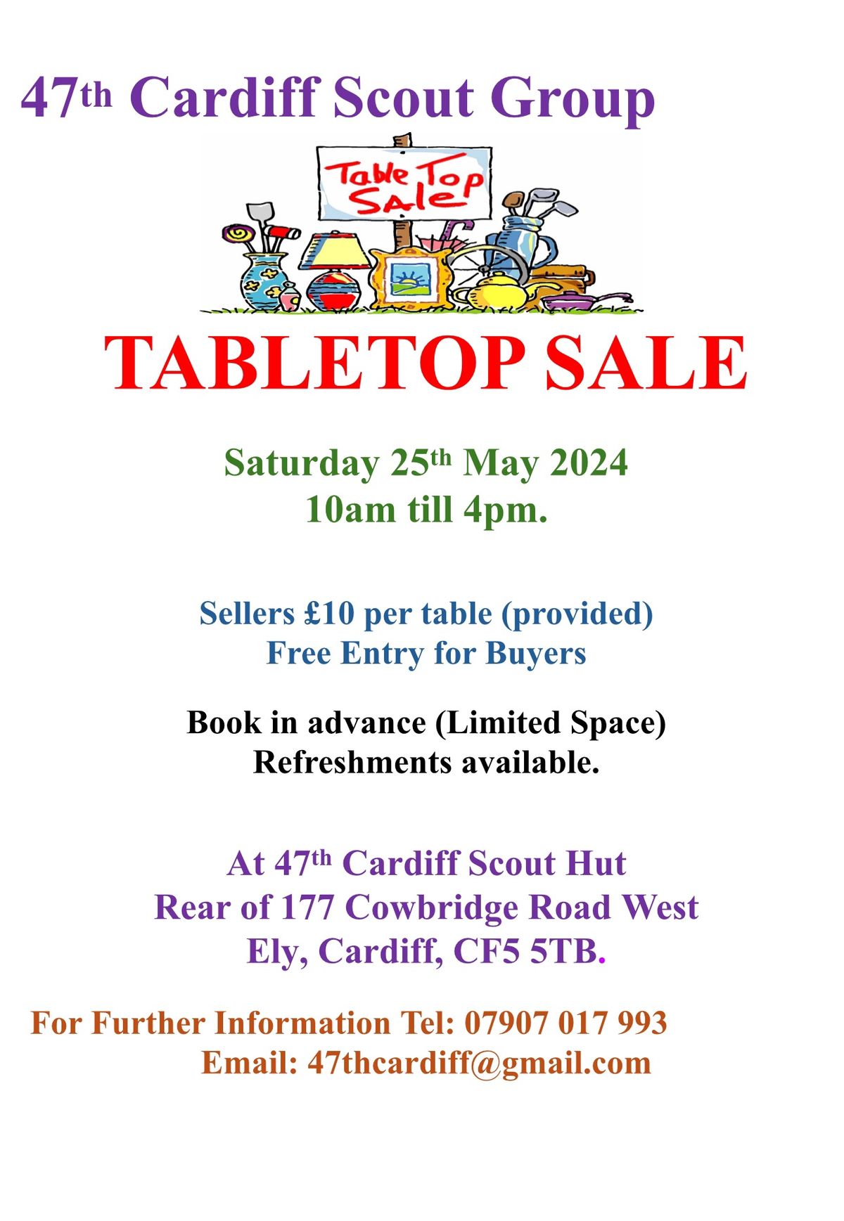 Table top sale! 
