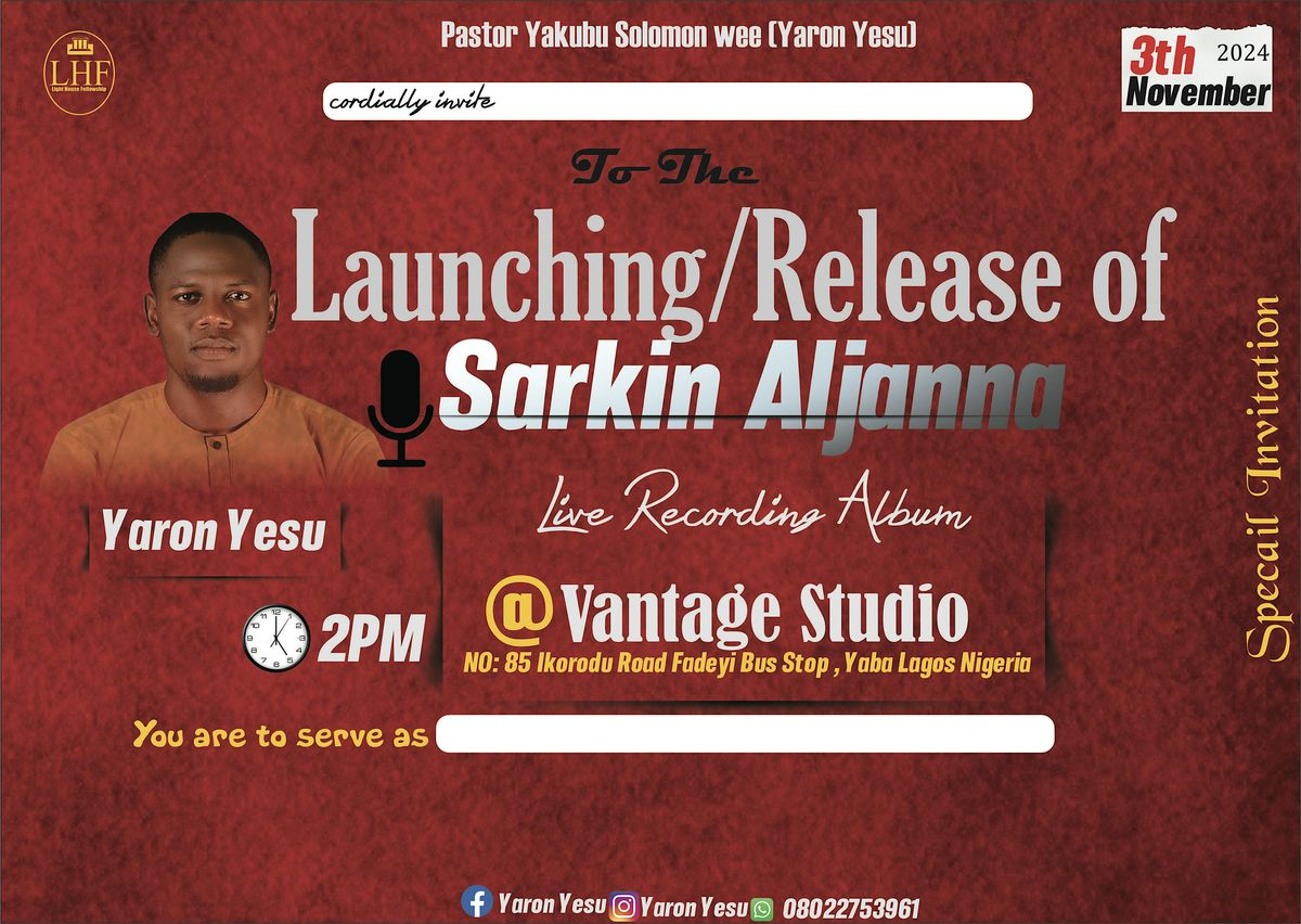 Sarkin Aljanna Album Release