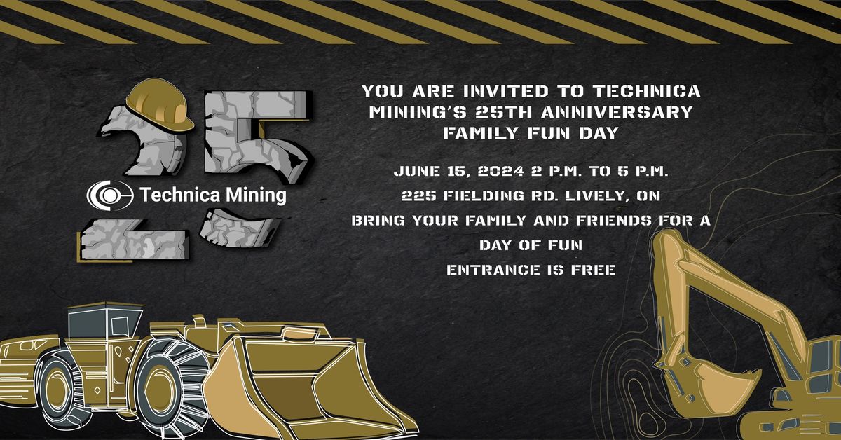 Technica Mining's 25th Anniversary Family Fun Day