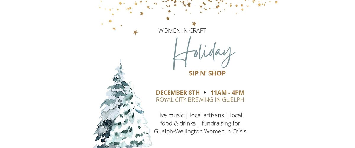 Women in Craft Holiday Sip n Shop 2024