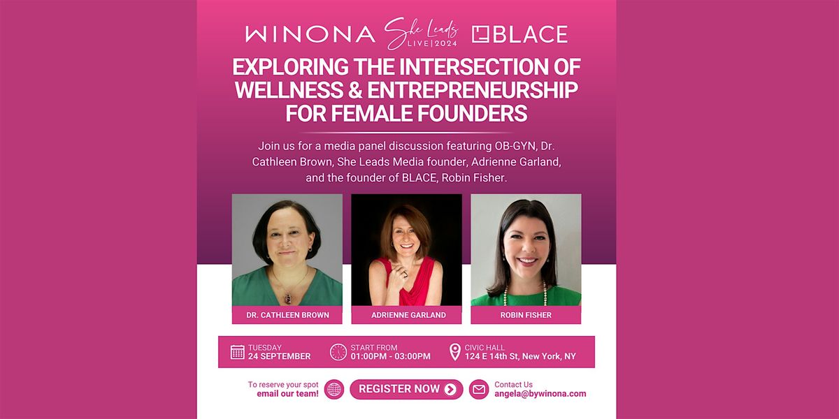 A Press Event Exploring the Intersection of Entrepreneurship and Wellness