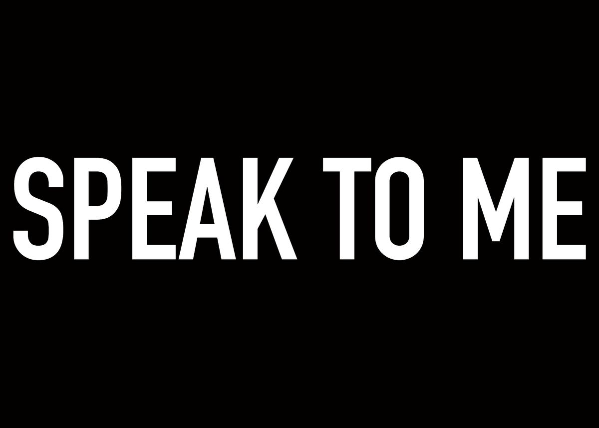 SPEAK TO ME | Mental health Awareness month Screening