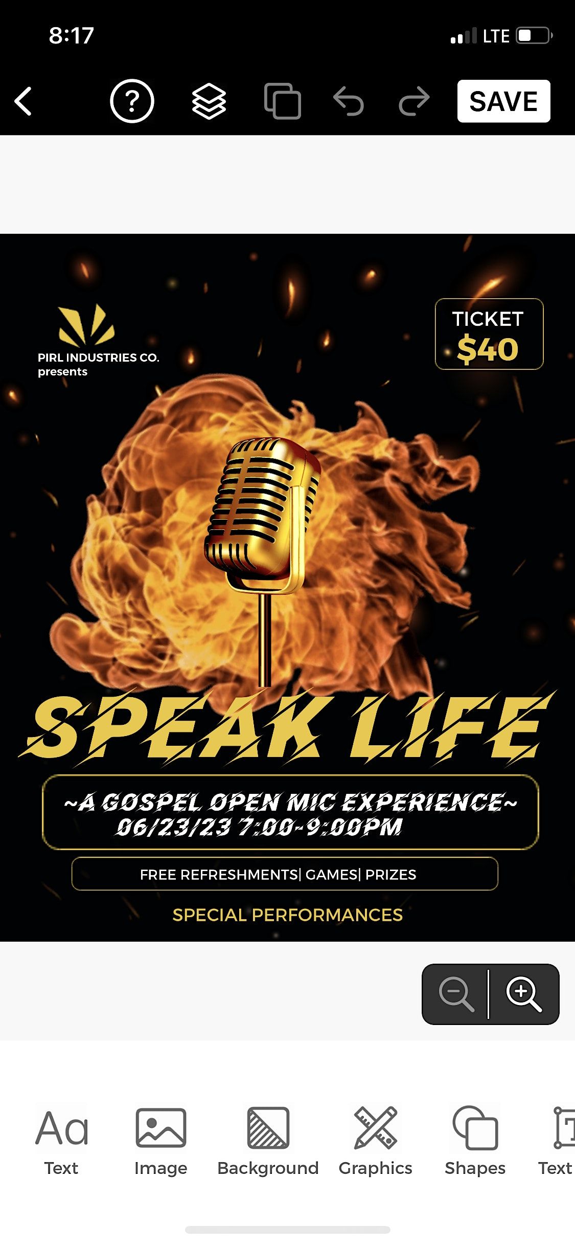 Speak Life Gospel Open Mic