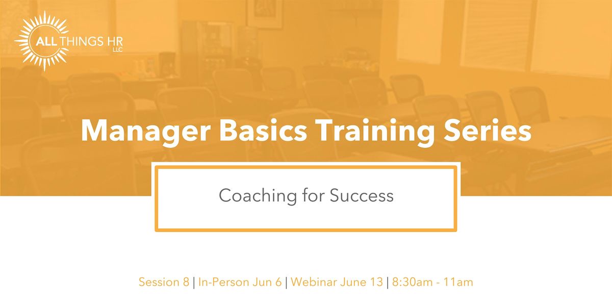 Coaching for Success Webinar