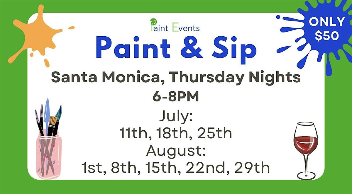Santa Monica Paint and Sip