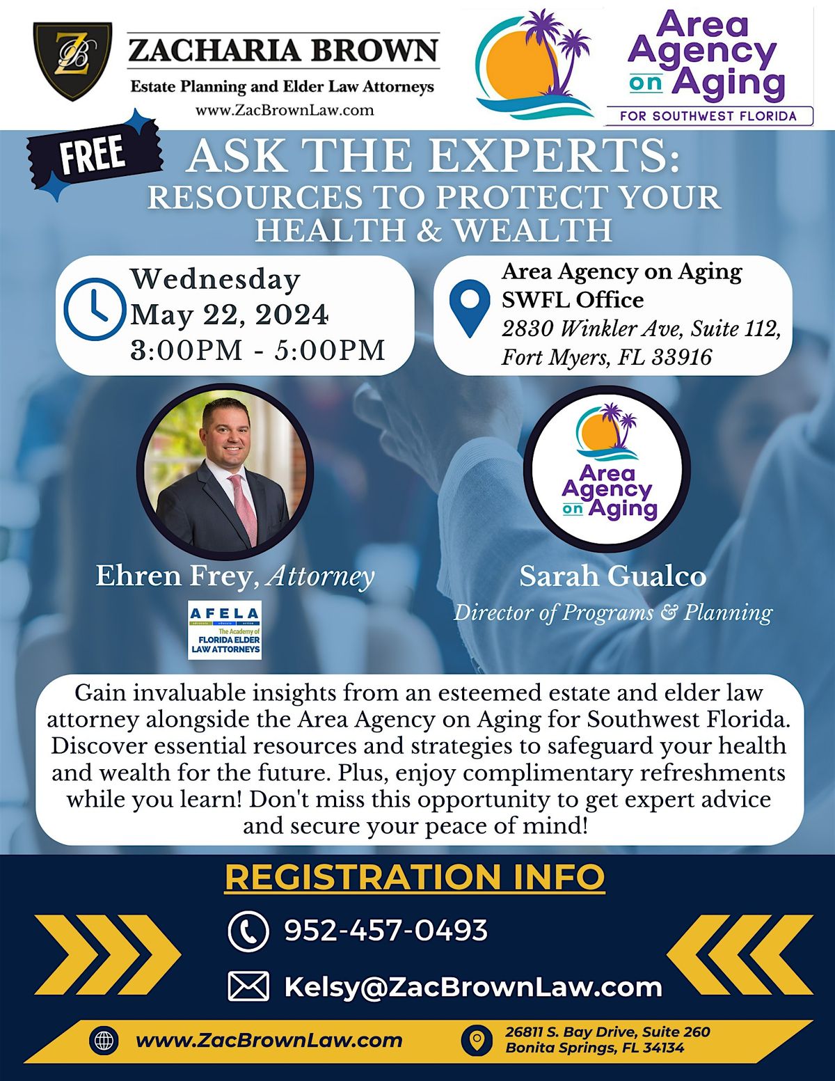 Ask The Experts:  Resources To Protect Your Health & Wealth