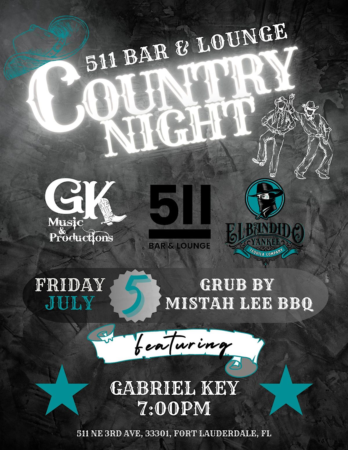 Flagler Goes Country! ft. Gabriel Key's Live Band @ 511 Bar & Lounge