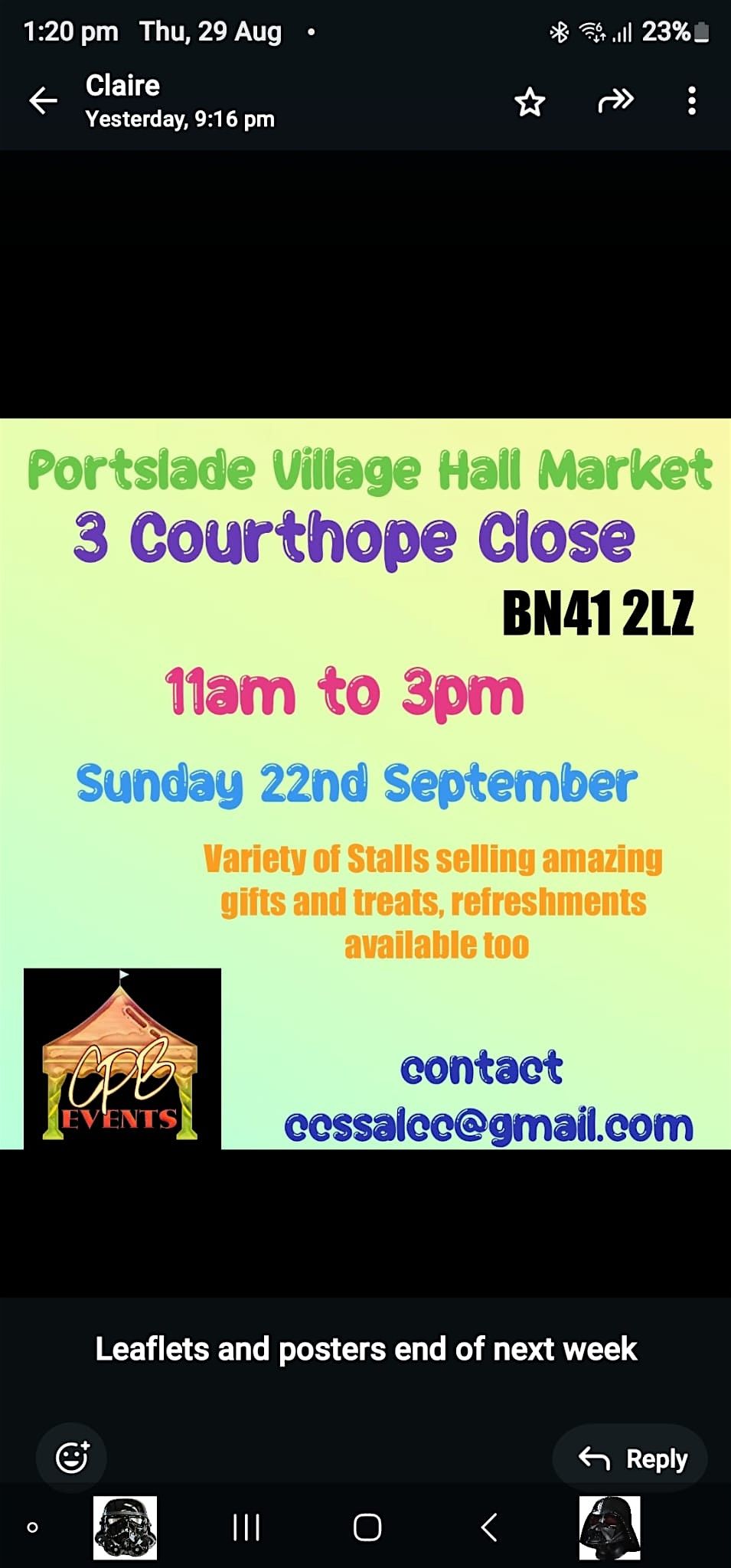 Portslade Village Centre Market