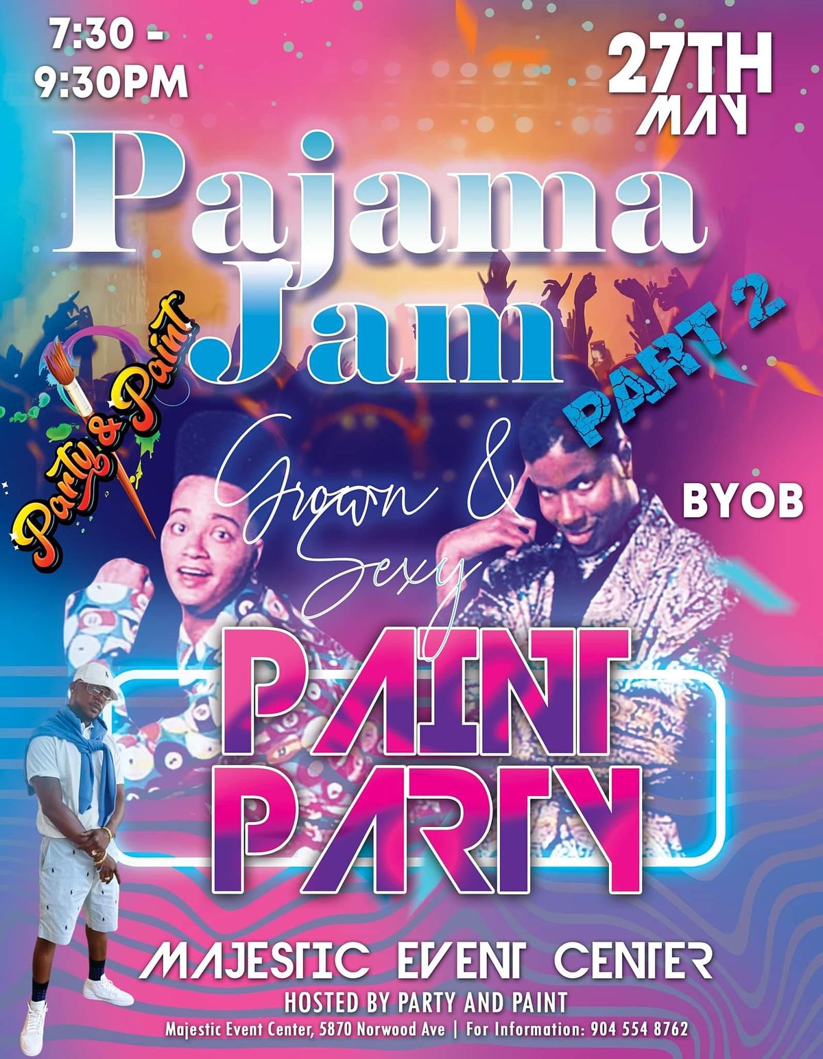 Pajama Jam Paint Party hosted by Party & Paint