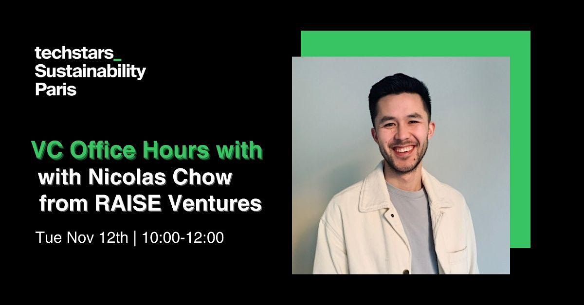 VC Office Hours w\/Nicolas Chow from RAISE Ventures