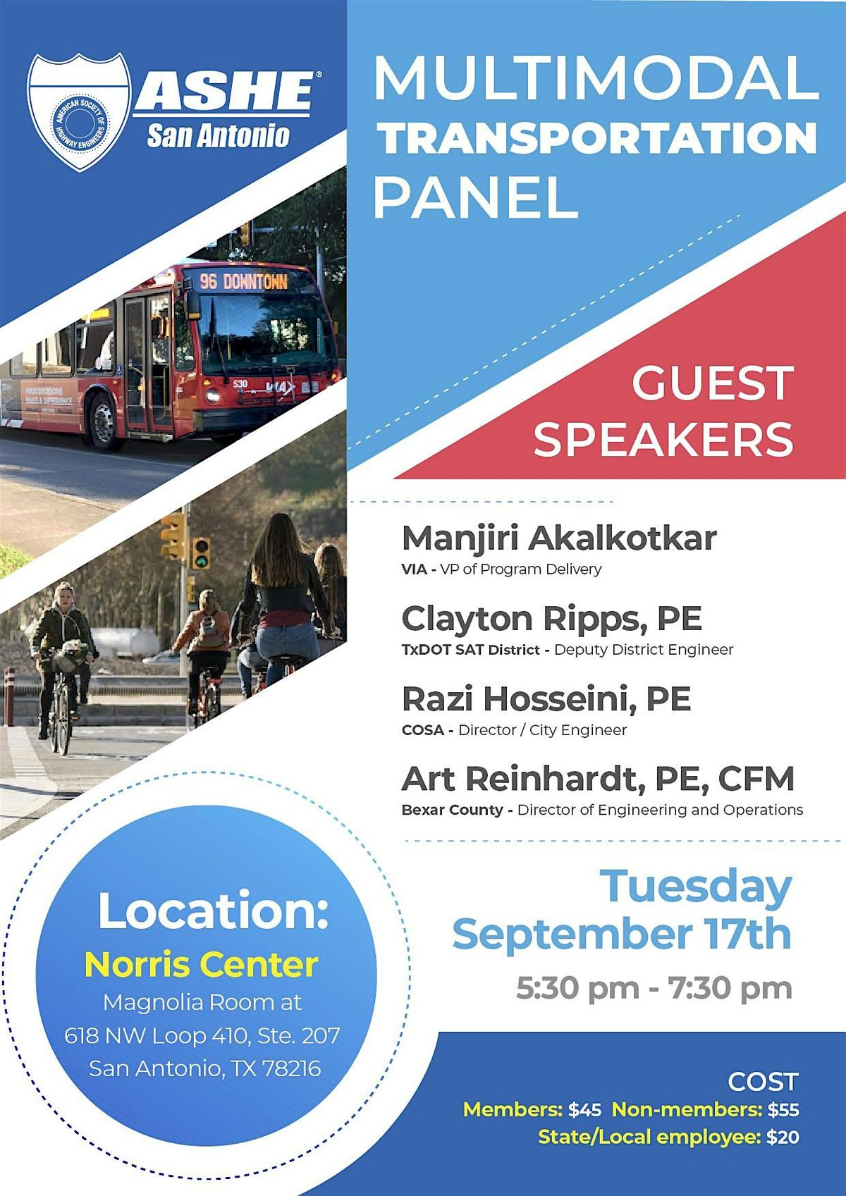 ASHE September Meeting - Multimodal Transportation Panel