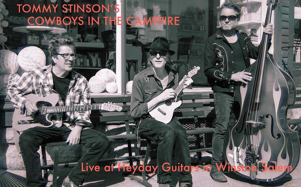 Tommy Stinson's Cowboys inthe Campfire at Spanish Fly Barbershop Louisville