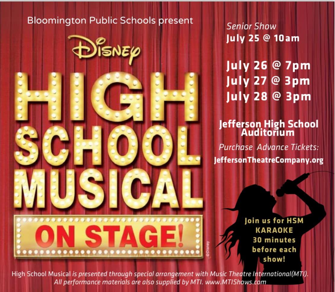 Bloomington's Summer Musical: HIGH SCHOOL MUSICAL