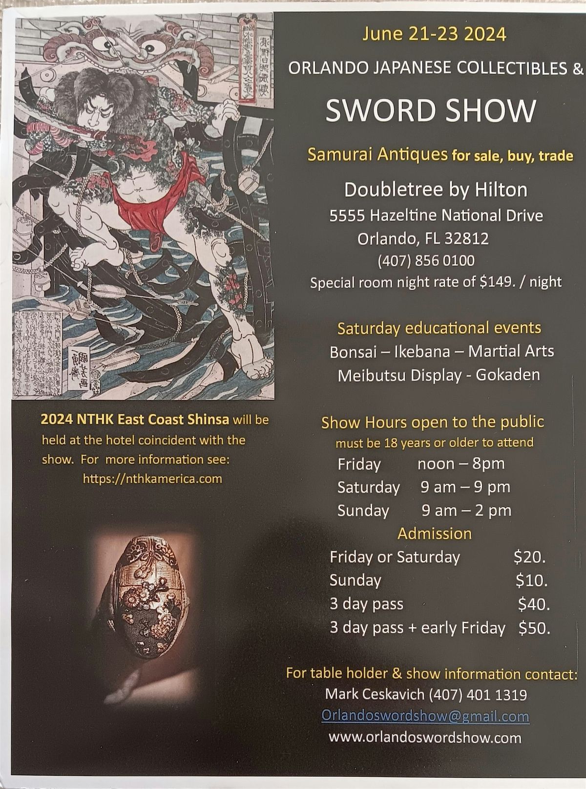 Orlando Japanese Antiques and Sword Show