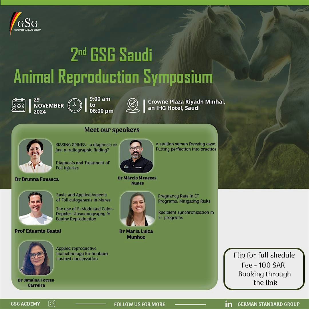 2nd GSG Saudi  Animal Reproduction Symposium