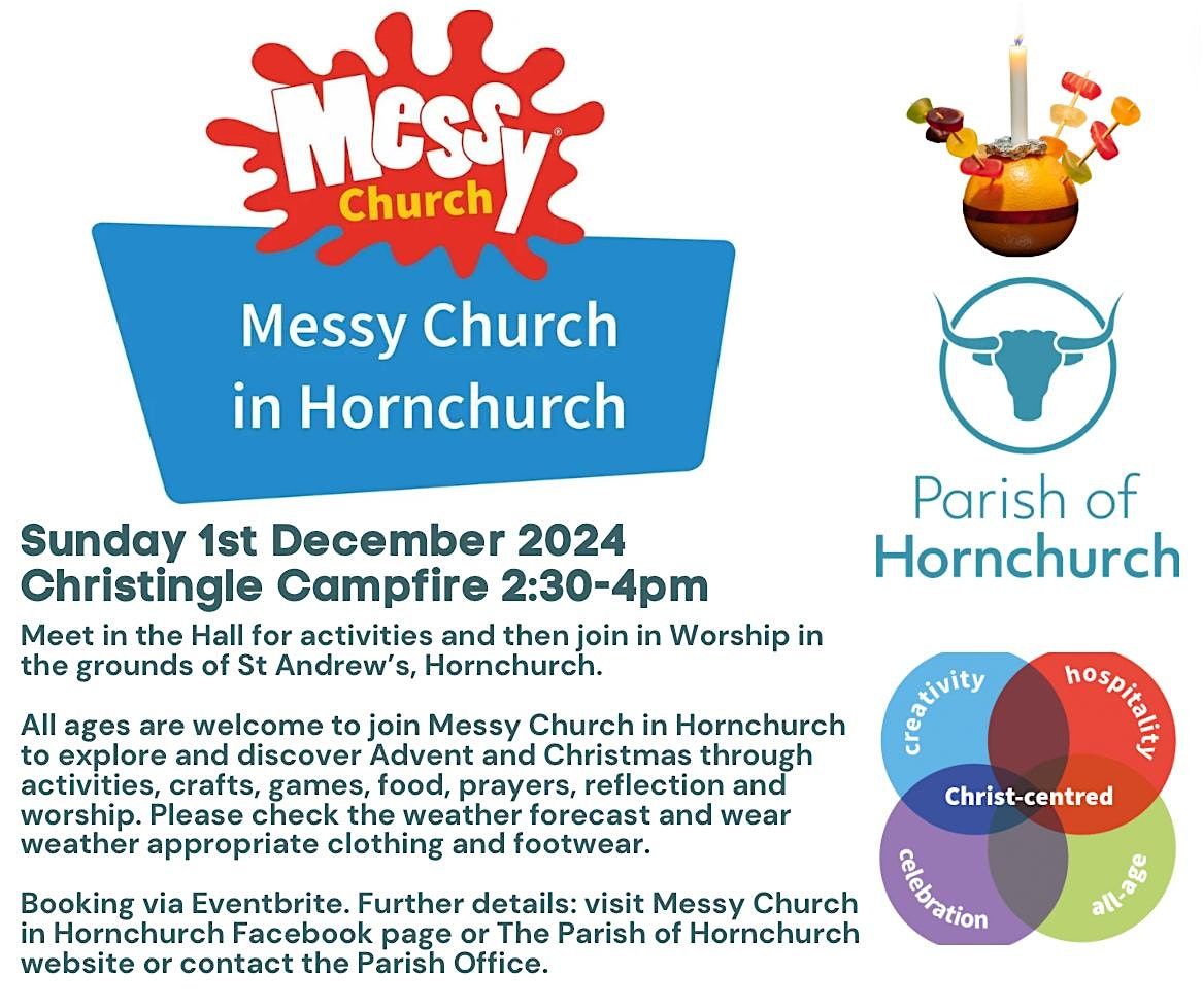 Messy Church in Hornchurch: Campfire Christingle 1.12.24