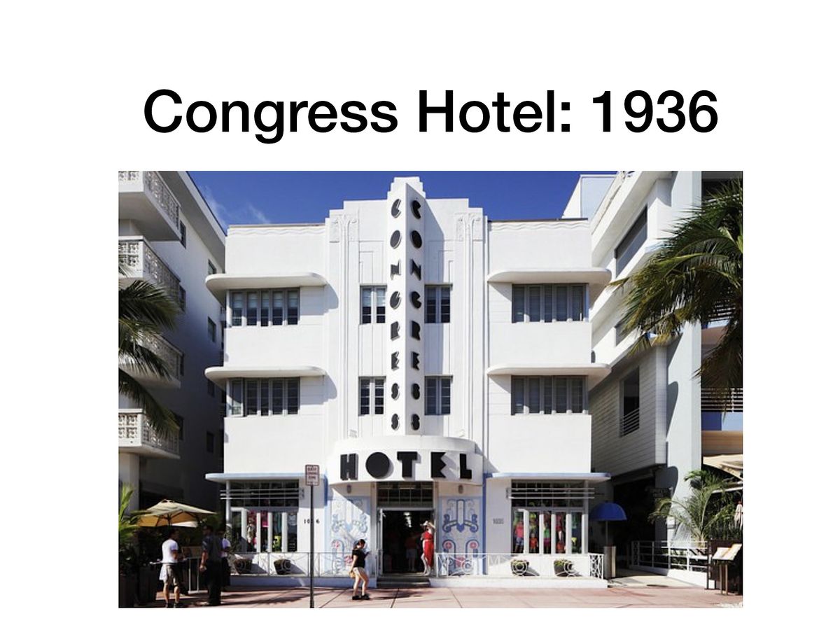 Free Miami Beach Architecture Talk