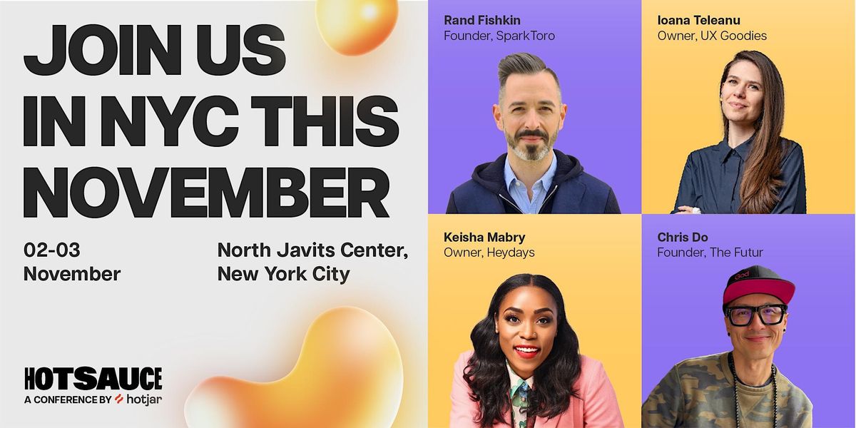 HOTSAUCE, a conference by Hotjar