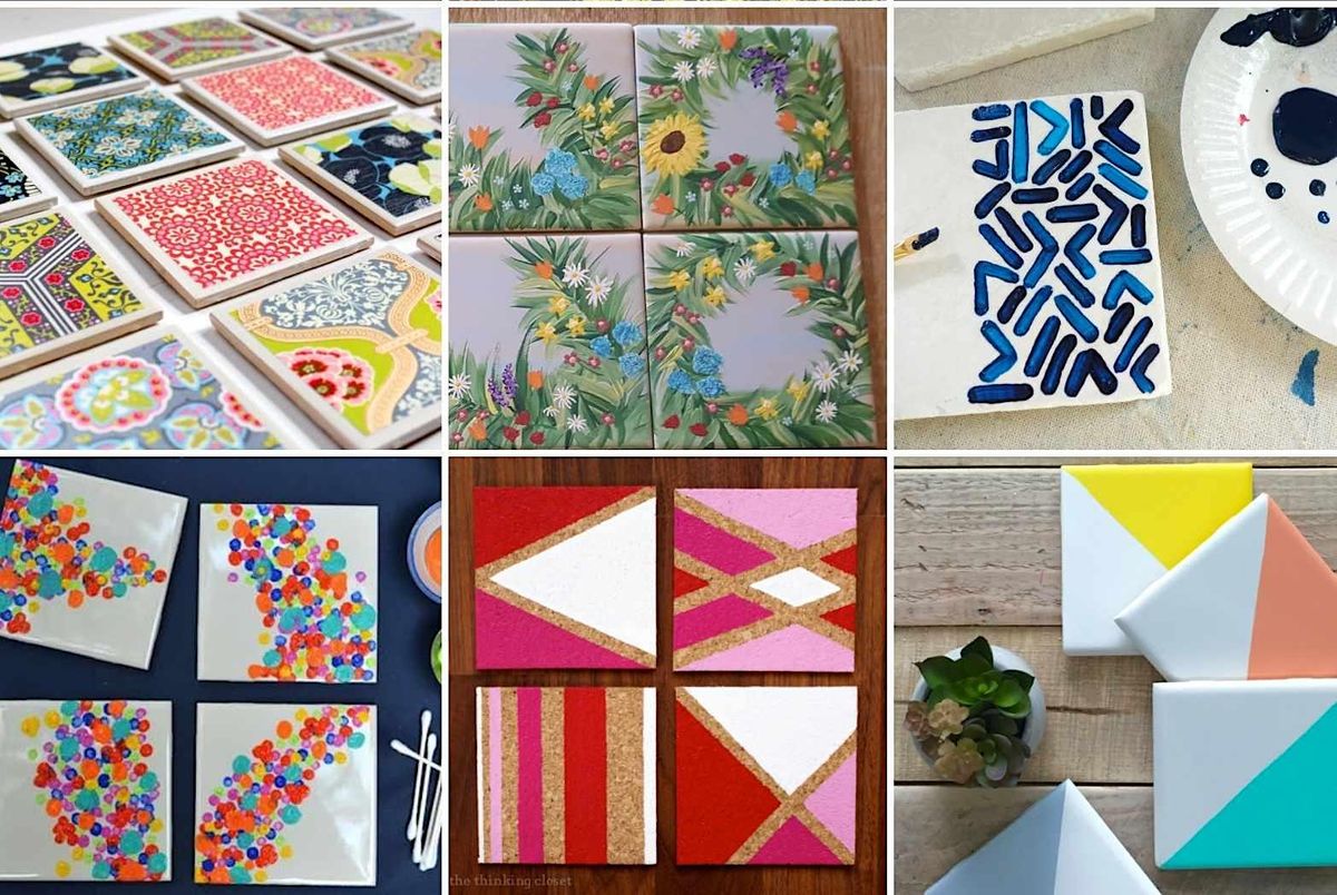 Art Sessions - Coasters, Facilitated by Debi