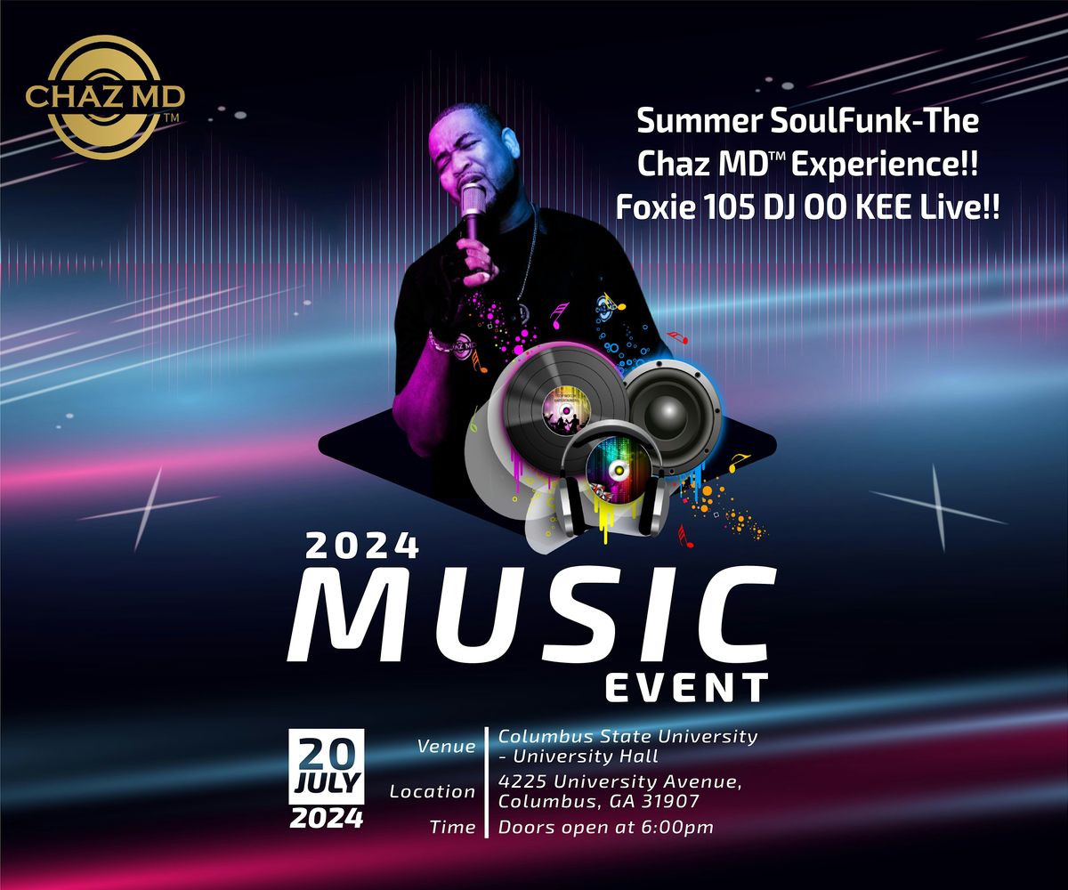 SoulFunk-The Chaz MD\u2122 Experience!! Foxie 105 DJ OO KEE Live!!