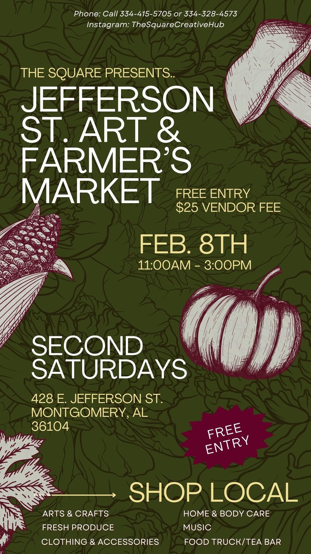 Jefferson St. Art & Farmers Market