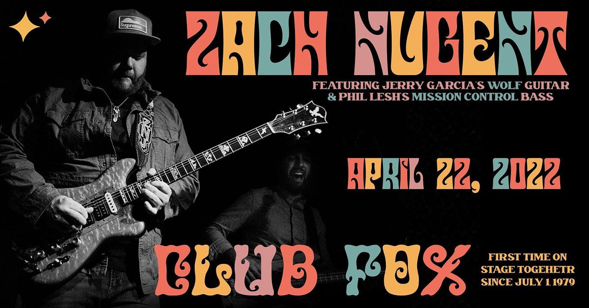 ZACH NUGENT, Club Fox, Redwood City, 22 April 2022