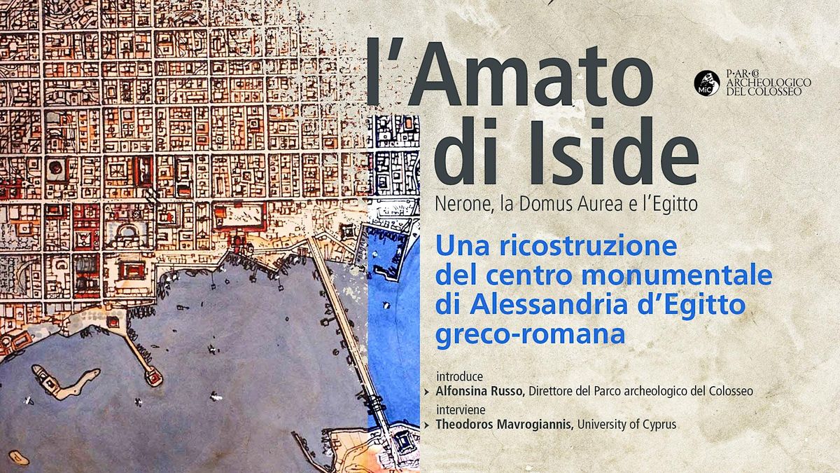 Ricostruzione del centro monumentale di Alessandria d'Egitto greco romana