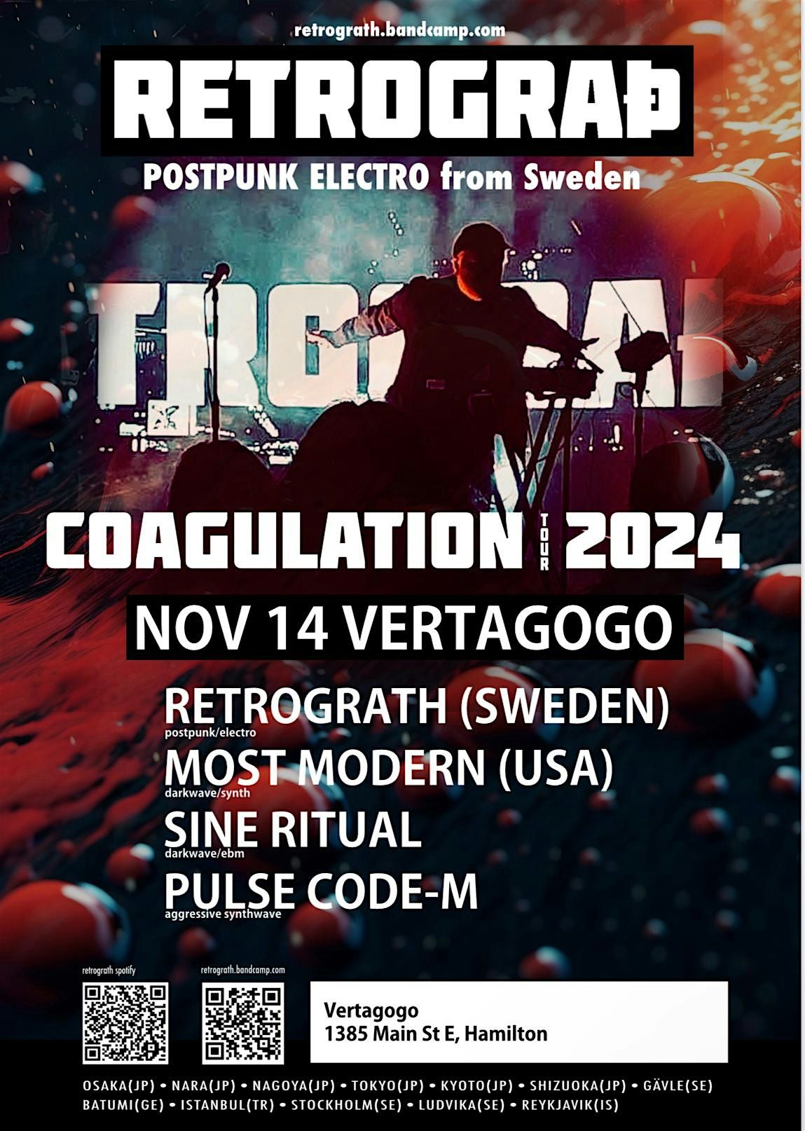 Retrograth (Sweden) \/ Most Modern (USA) \/ Sine Ritual \/ Pulse Code-M