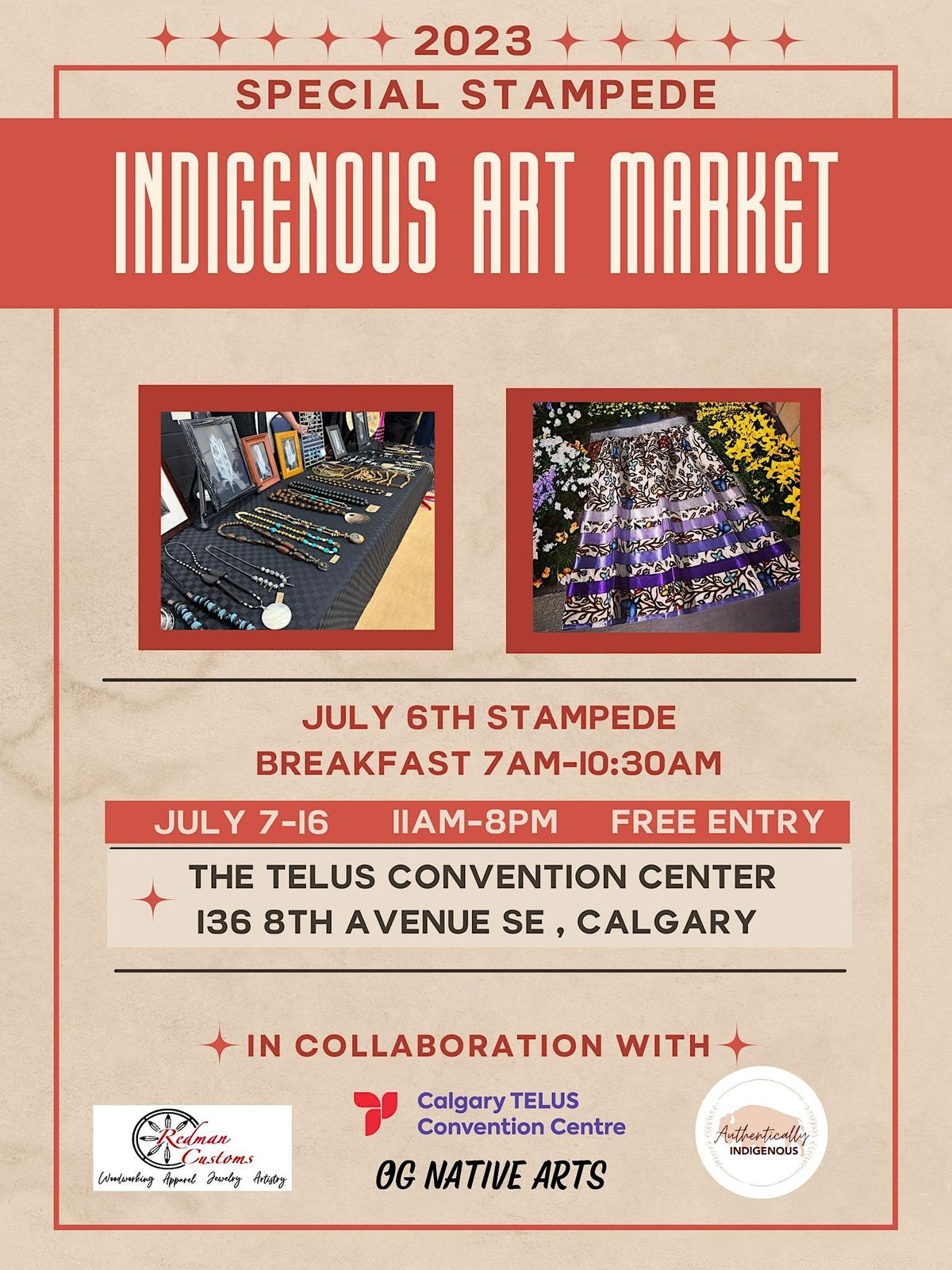 2023 Special Stampede Indigenous Art Market, Telus Convention Centre