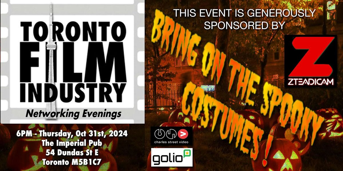 HALLOWEEN Toronto Film and TV Industry Social Evening