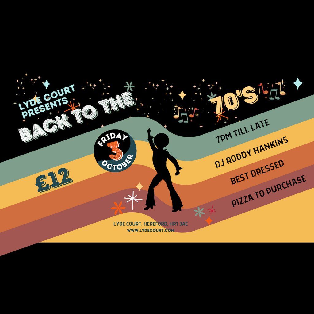 Back to the 70s with DJ Roddy Hankins