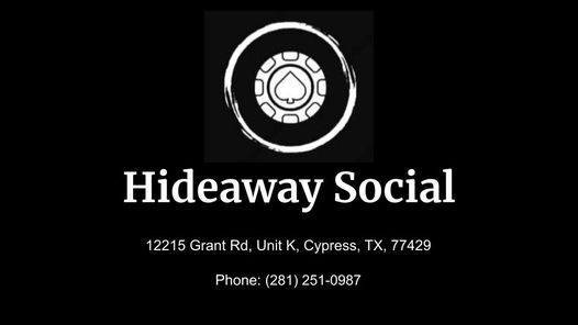 Hideaway Social Poker Club Opening