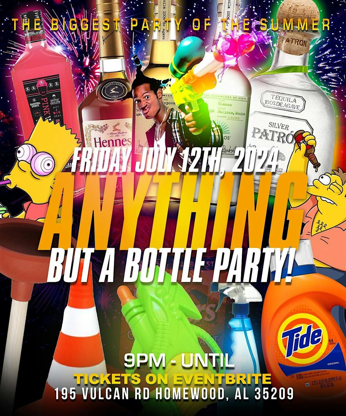 ANYTHING BUT A BOTTLE PARTY!