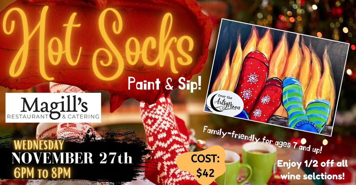 Hot Socks Paint & Sip! 