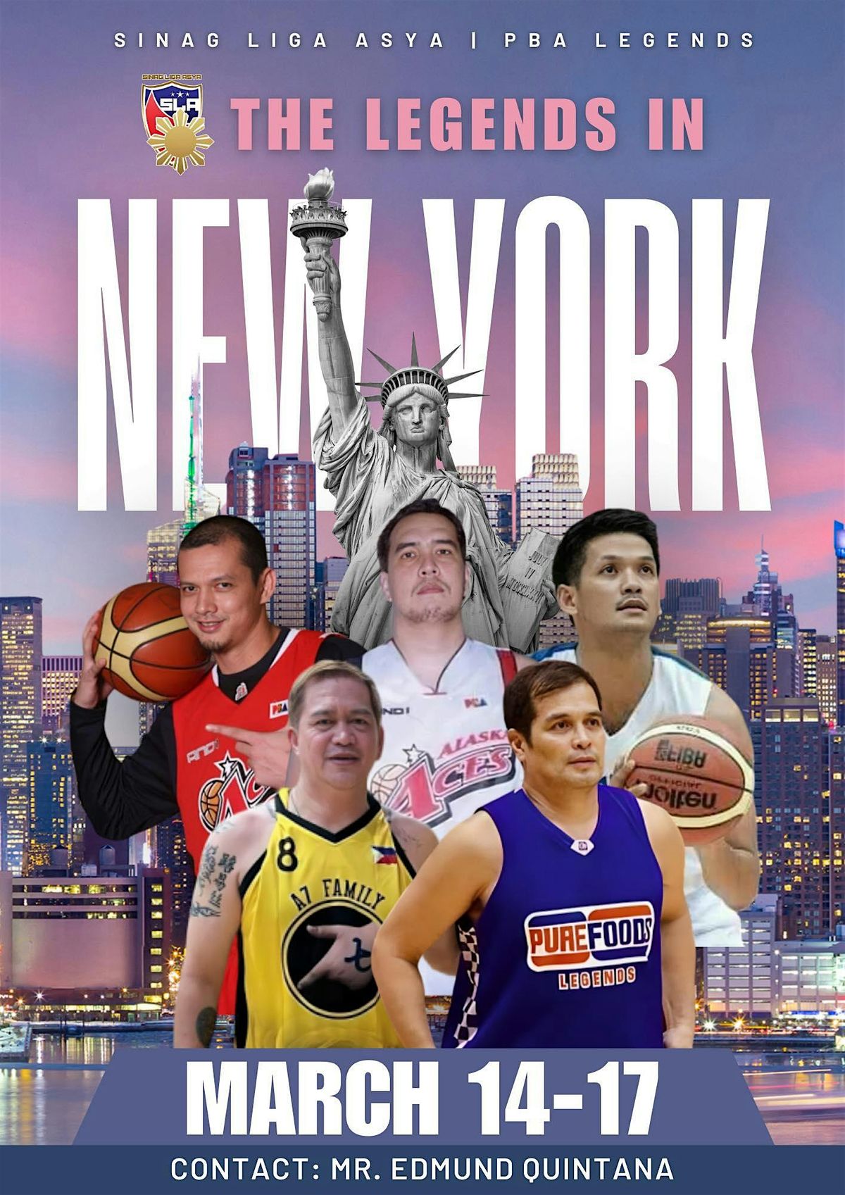 The PBA Legends in New York, Holy Cross High School, Queens, 16 March 2024