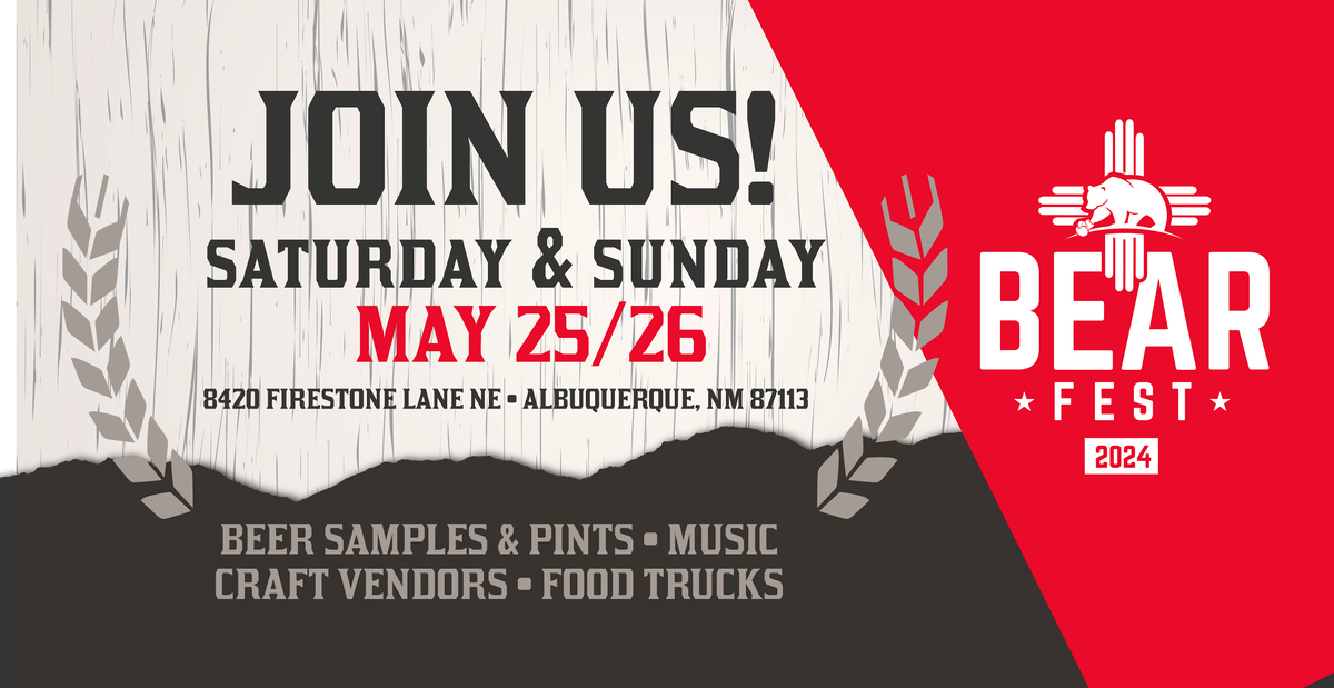 Bear Fest 2024, Firestone Taproom and Brewery, Albuquerque, 25 May to