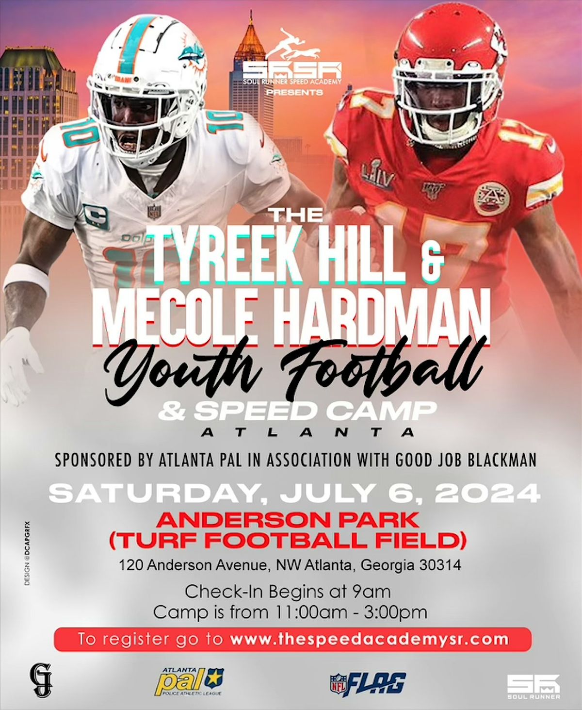 Tyreek Hill Youth Football Camp: ATLANTA, GA