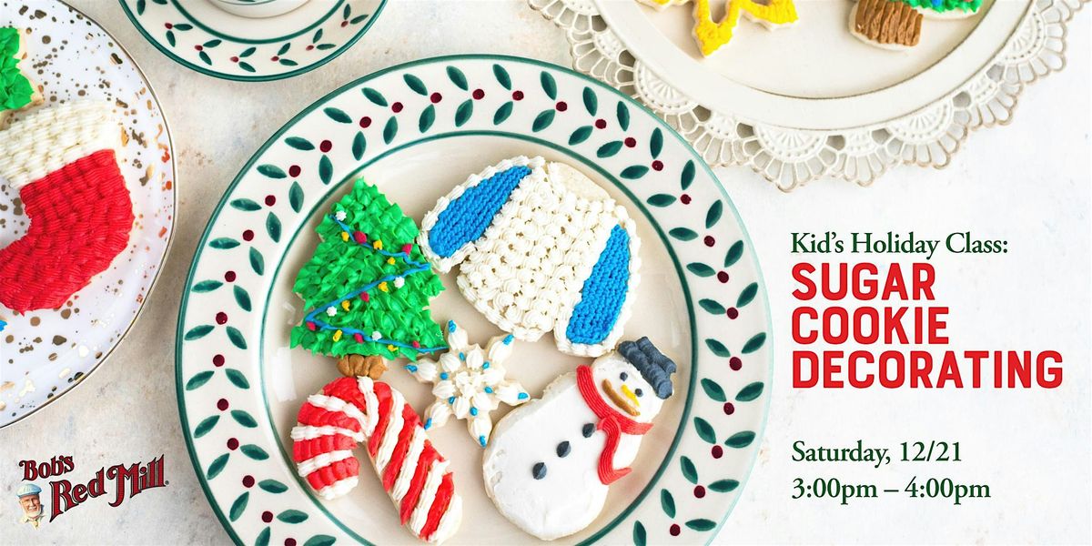 Kid's Holiday Sugar Cookie Decorating Class - 3pm-4pm