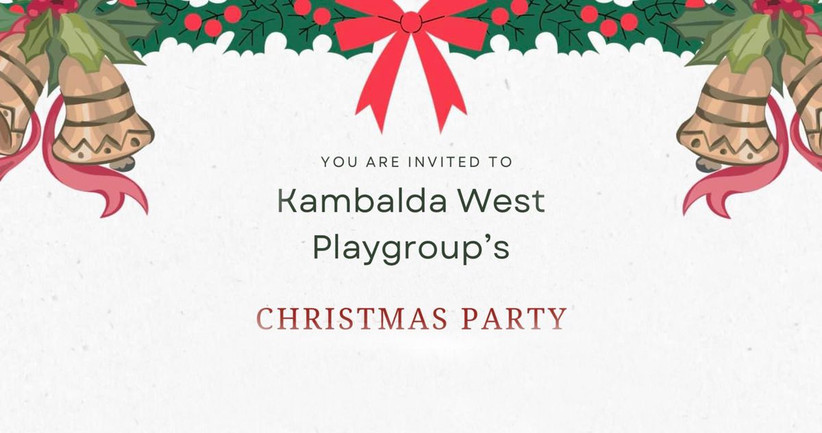 Kambalda West Playgroup Christmas Party