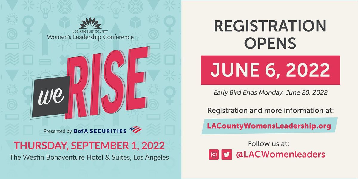Los Angeles County Womens Leadership Conference 2022, The Westin