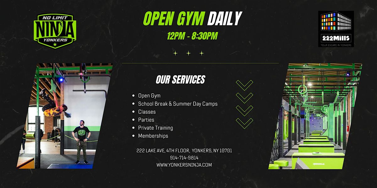 1-Hour Open Gym Sessions for $10!