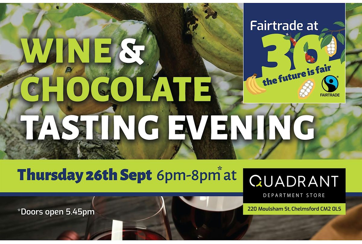 Fairtrade Wine & Chocolate Tasting Evening