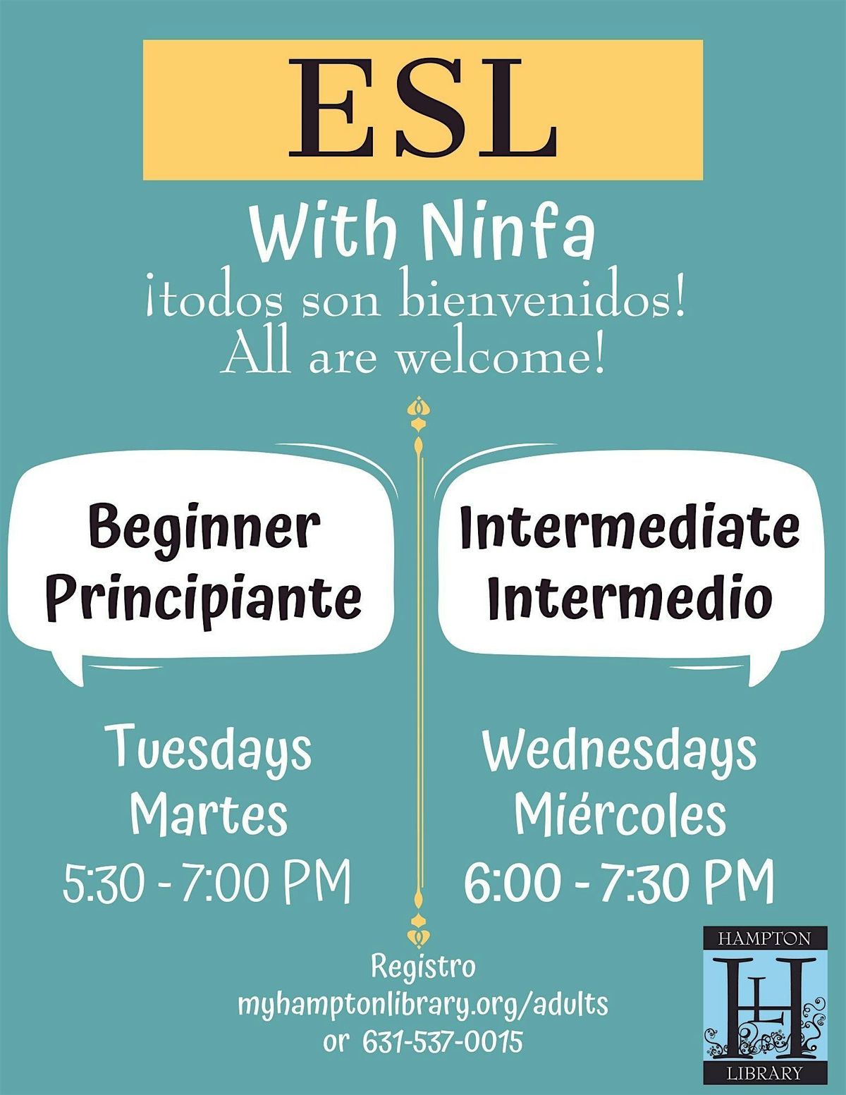 ESL with Ninfa: Beginner Level