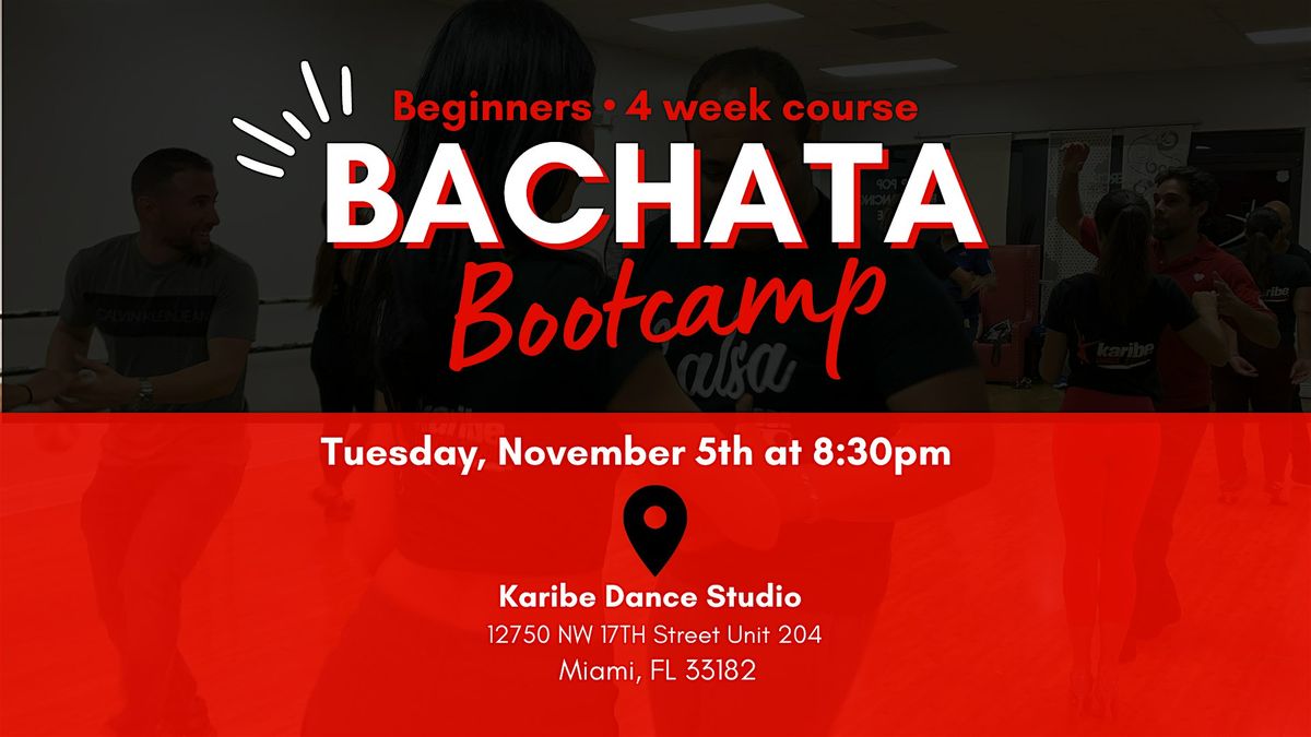 Beginners Bachata Bootcamp - 4 Weeks (November Cycle)