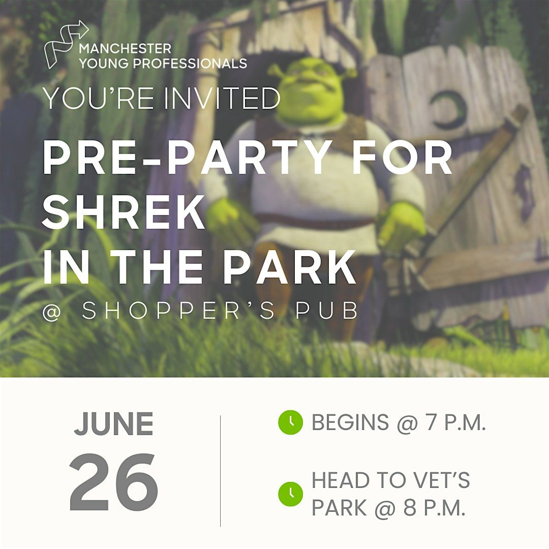 Pre-Party for Shrek in the Park at Shoppers Pub