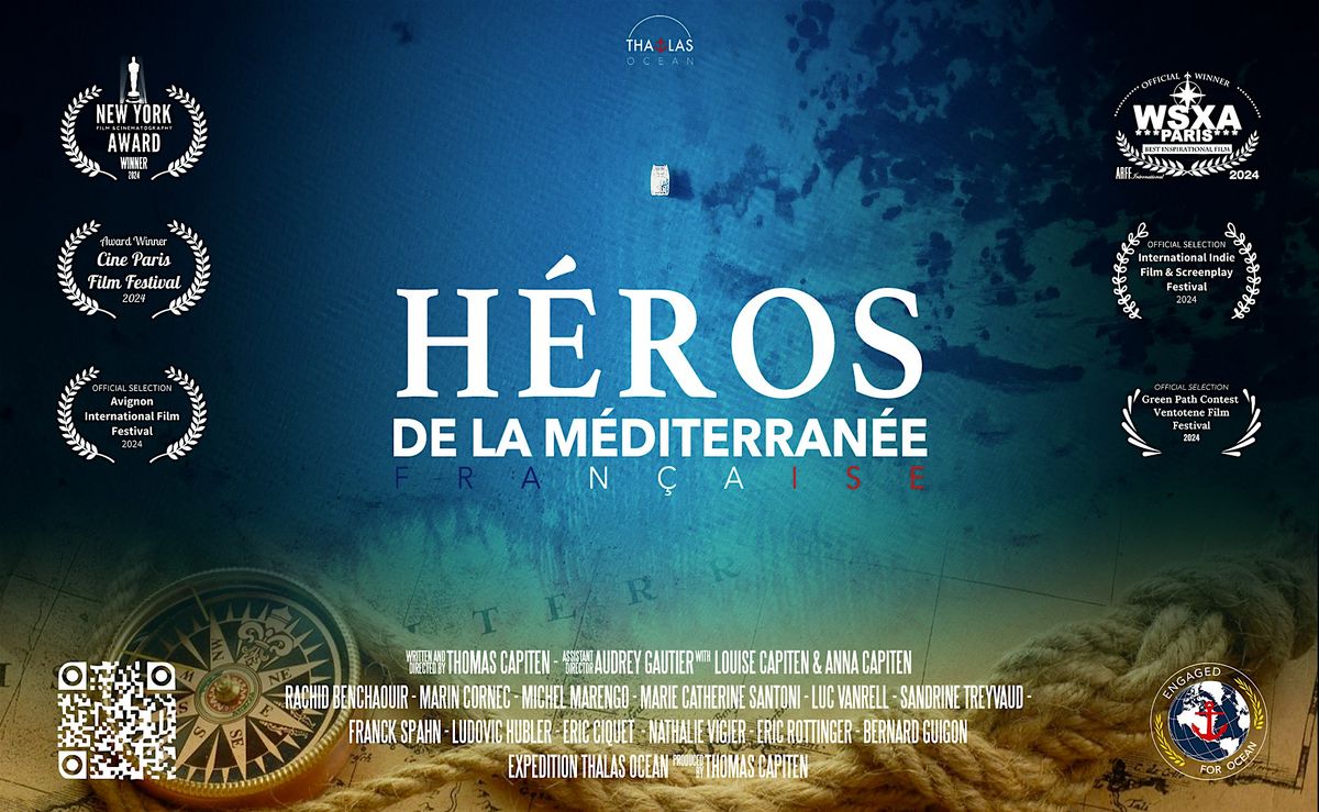 Projection du film "H\u00e9ros de la M\u00e9diterran\u00e9e fran\u00e7aise" \u00e0 Nice